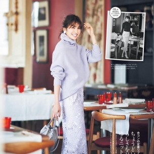 春天穿衣配色指南：粉色+紫色，做一个甜蜜的优雅女人